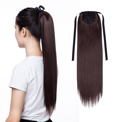 

3 Types Ponytail Extensions One Piece Claw Jaw Pony Tail Clip in Hair Extensions Curly Long Straight Soft Silky