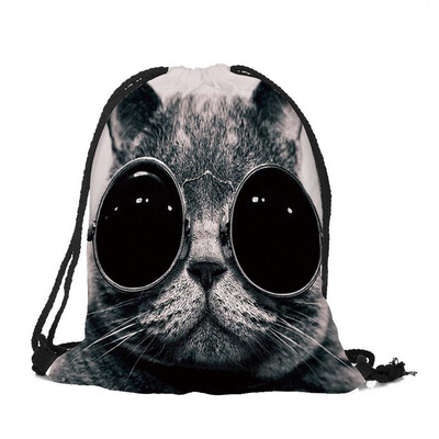 

New Unisex Bag Nylon Drawstring Cinch Sack Sport Travel Outdoor Backpack Bags