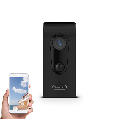 

FREECAM Wireless HD 720P WiFi Camera Wire-free Motion-Activated Home Security Camera ​Support Cloud Storage Night Vision with PIR