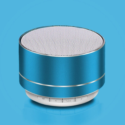 

New A10 bluetooth speaker aluminum alloy card mini speaker wireless LED light bluetooth speaker