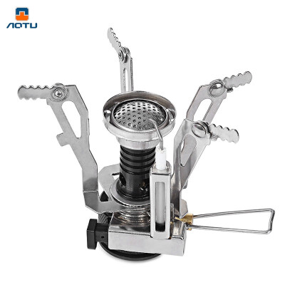 

Camping Folding Stove Head Electronic Lighter Portable mini stove head Camping Furnace Outdoor Gas Furnace