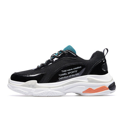 

Camel CAMEL sneakers women fashion fashion wear ladies casual shoes A83608601 black white dark green 39