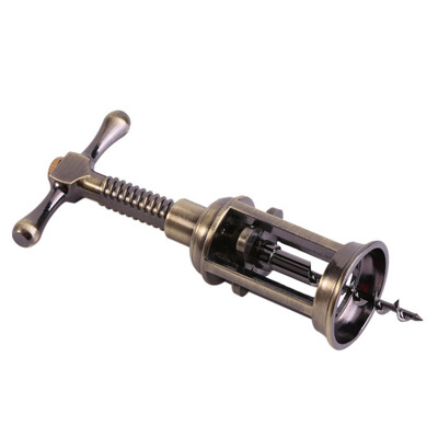 

UpperX Bottle Opener Wine Double Hinged Rotary Lever Zinc Alloy Antique Bronze Corkscrew Cork Puller Remover Champagne Opener