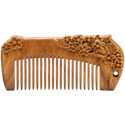 

Combs with plum handmade jade sandalwood comb Christmas gifts to send his girlfriend creative gifts to send wedding gifts comb gift box DH-1506