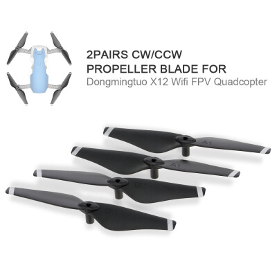 

2Pairs CWCCW Propeller Blade for Dongmingtuo X12 Wifi FPV Drone Quadcopter