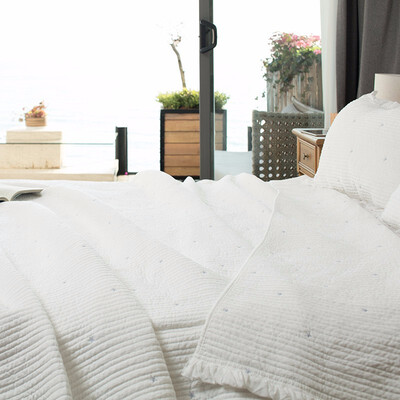 

Cotton Bed Lid Of The Four Seasons Three-piece Ou Shi Yan Seam Is Cotton Sheet Multi-Purpose Bedclothes Set Covered