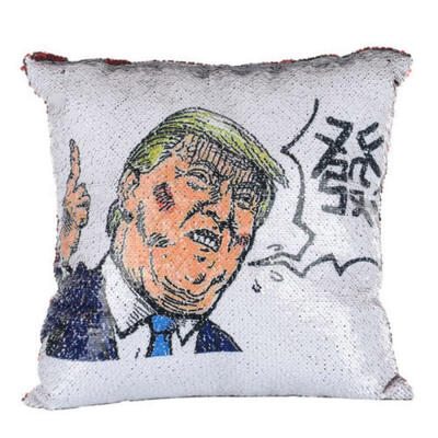 

Reversible Sequins Cushion Glitter Cover Waist Sofa Throw Spangle Pillow Case Z