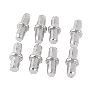 

UpperX 8 pcs Hardware spare part shelf metal bolt shelf bolt pin silver