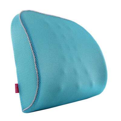 

Jingdong supermarket] rich home (FOOJO) slow rebound memory cotton massage waist pillow waist by sky blue