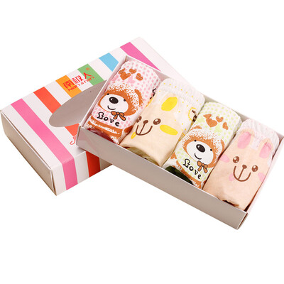 

Antarctic Nanjiren children&39s underwear boys&girls triangle angle 4 boxed baby underwear girls triangle 140