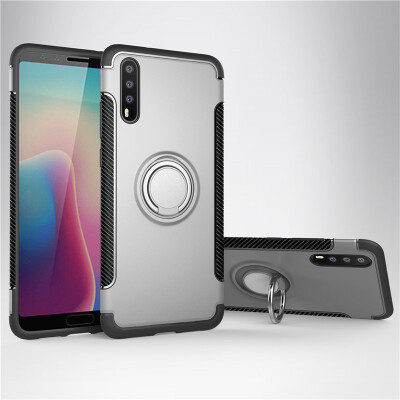 

Fivice Huawei P20 pro case PC metal ring shell magnetic car bracket TPU phone case