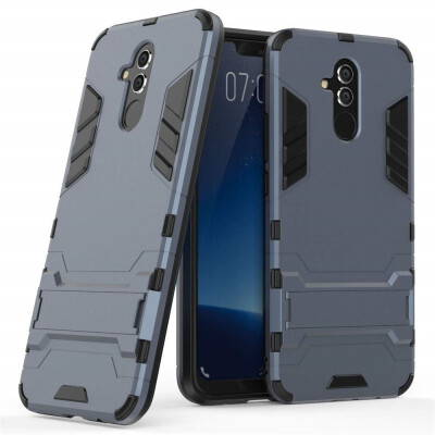 

Case for Huawei Mate 20 Lite 63 inch 2 in 1 Shockproof with Kickstand Feature Hybrid Dual Layer Armor Defender Protective Cover