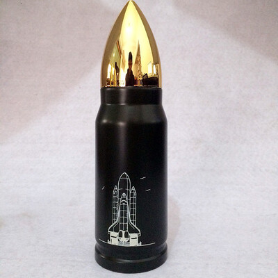 

Bullet Shaped Stainless Steel Thermos Coffee Mug Vacuum Flask Cup Portable Travel Drink Bottle