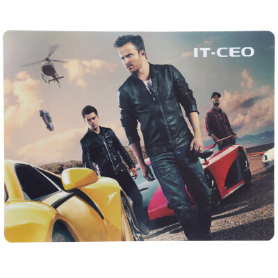 

IT-CEO X4SB-07 large carbon resin mouse pad plus hard thick game mouse pad business office desk pad for laser mouse keyboard 36X28cm speed