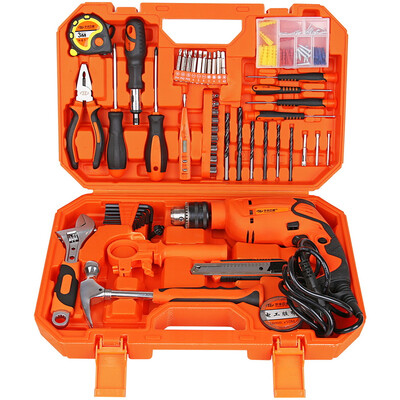 

Huafeng giant arrow 13mm percussion drill set 111 sets of household tools set toolbox set HF-81111A