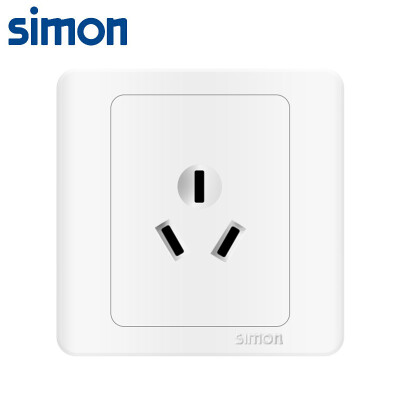 

Simon SIMON switch socket panel C3 series 16A three-hole air conditioning Yuba socket type 86 panel snow mountain white C31681