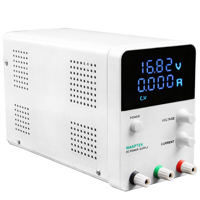 

wanptek Voltage Regulator Switching 4 Digits Blue LED Display Switch Laboratory DC Power Supply 0-30V 0-10A Mini DC Power Supply P