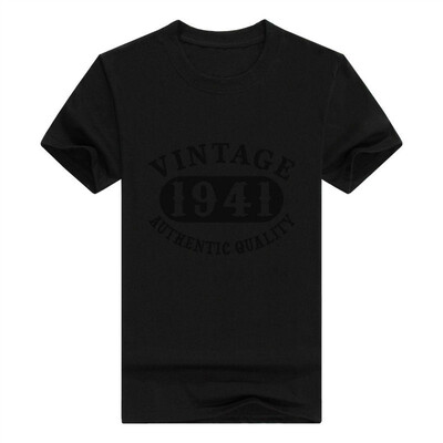 

1941 Vintage 77 Years Old 77th B-Day Birthday Gift Mens T-Shirt