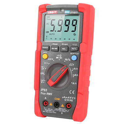 

UNI-T Digital Multimeter 6000 Counts Voltmeter Ammeter Auto Range True RMS Handheld Multi Meter Measuring ACDC Voltage Current