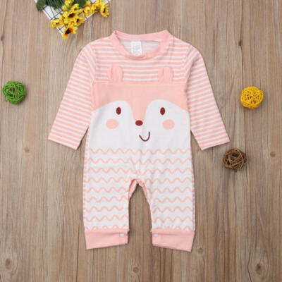

UKStock Newborn Kids Baby Boy Girl Christmas Romper Bodysuit Clothes Outfit Set