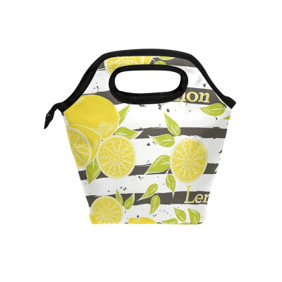 

Lunch Bag Tote Bag Lemon Piece Travel Picnic Organizer Lunch Holder Handbags Lunch Bag Box for Office