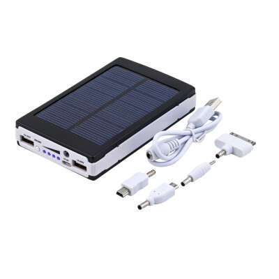 

2016 New 8000mAh Portable Super Solar Charger Dual USB External Battery Power Bank