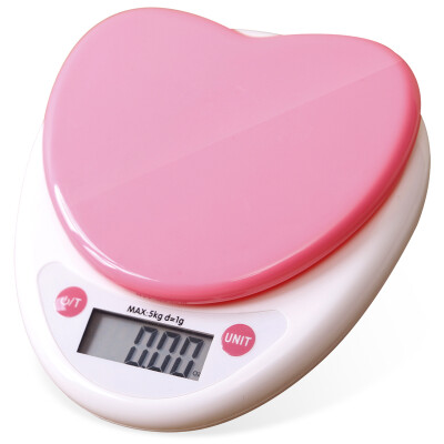 

Jingdong supermarket] Jie Kaiuo heart-shaped kitchen food electronic said single-contact weighing more accurate weight baking scale 1g said