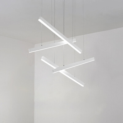 

Baycheer HL482182 Warm Light Iron Office chandelier LED strip light