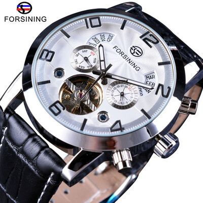 

Relogio Masculino New Men Watches Dress Wrist Mechanical Watches Luxury Top Brand FORSIINING Automatic Flying Tourbillon Watches