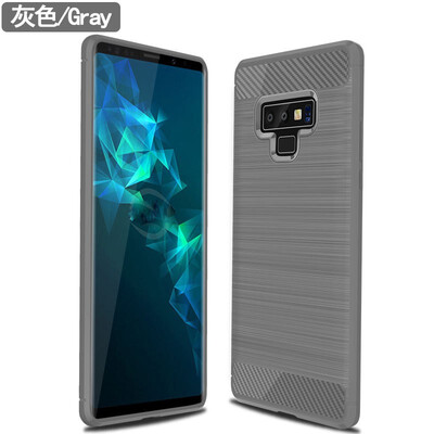 

Fivice SAMSUNG Galaxy Note 9 case Brushed carbon fiber silicone anti-fall soft shell phone case