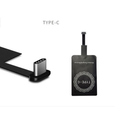 

Qi Wireless Charger Adapter Charging Receiver For iPhone Samsung Andriod Type-C
