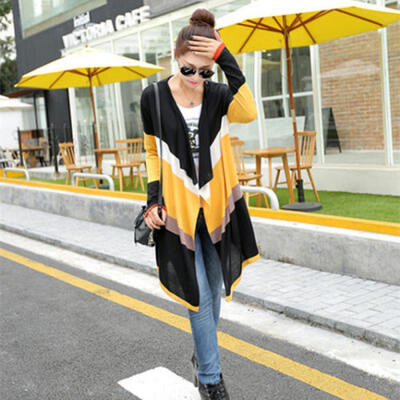 

Women Long Sleeve Knitted Cardigan Loose Sweater Outwear Jacket Coat Knitwear