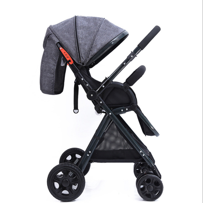 

High view baby stroller super light folding baby stroller can sit&recline in the stroller to avoid shock portable stroller can