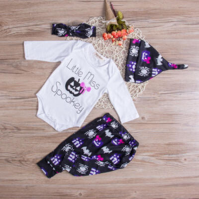 

Halloween Newborn Infant Baby RomperPants Jumpsuit Bodysuit Clothes Outfits Set