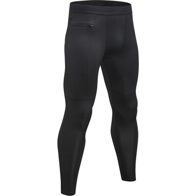 

New Zipper Pocket Sport Pants For Men Quick Dry Running Pant Fitness Clothing Training Sport Trouser