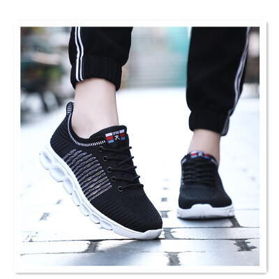 

Korean version of Joker student sports shoes large size womens shoes breathable wear-resistant fashion fly woven girls shoes