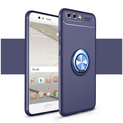 

Fivice Huawei P10 case TPU metal ring shell magnetic bracket soft shell