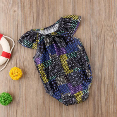 

New Infant Kids Baby Boy girl Stitching Pattern Romper Bodysuit Playsuit Outfits