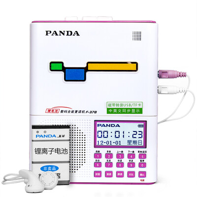 

Panda (PANDA) F-378 Repeater накопитель на магнитной ленте u диск TF-карта с машиной Английский учебный магнитофон MP3-плеер перезаряжаемый литий (фиолетовый)