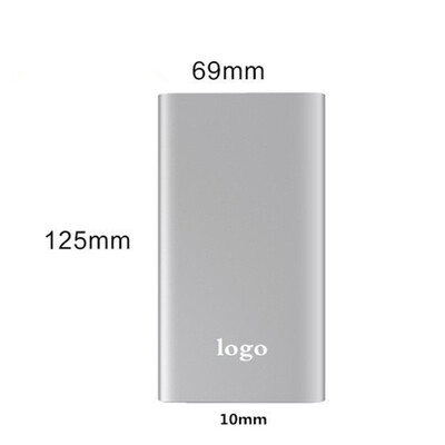 

NeillieN Ultra-thin mobile power supply Mobile phone charging treasurepolymer mobile powerDual USB Fast Charging Battery 20000m