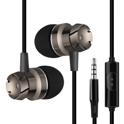 

In-ear headphone turbo heavy low band microphone headset for mobile phone