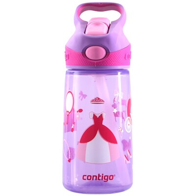 

contigo children summer straw cup portable sports cup 450ML princess diary HBC-STR055