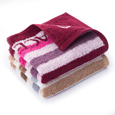 

Grace towel home textiles G20 designated brand Avati long-staple cotton towel jacquard towel thickening to increase the absorbent towel two red brown 125g Article 76 34cm