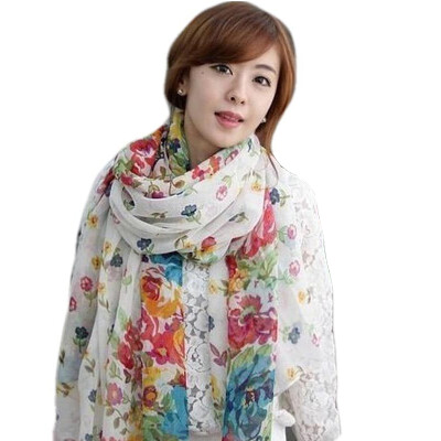 

【Jingdong Supermarket】 Meng Si Ke (MSEK) WWJ142288 Ms. scarf Korean version of the Bali yarn scarf air conditioning shawl striped camel