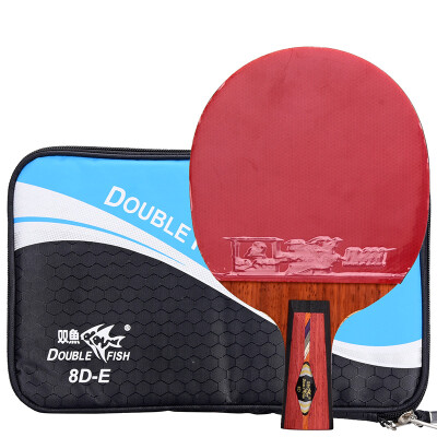 

Pisces table tennis bat straight shot 8 stars eight stars carbon racket double-sided anti-adhesive 8D-E short handle gift set