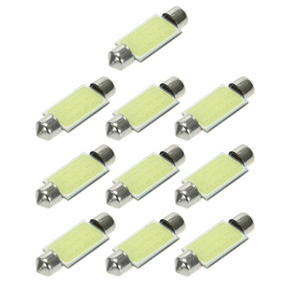 

10Pcs Festoon 41mm C5W COB LED White Interior SMD Bulb Car Light Source Dome Reading Lamp