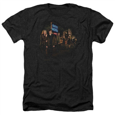 

Bates Motel Drama Thriller TV Series Norman&Cast Adult Heather T-Shirt Tee