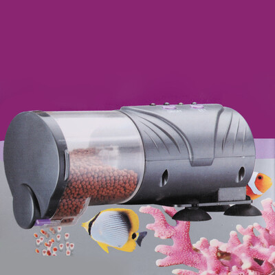 

Automatic Fish Feeder Aquarium Tank Auto Food Timer Feeding Dispenser Adjustable Outlet