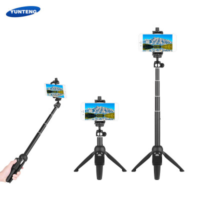 

YUNTENG YT-9928 2-in-1 Mini Desktop Tripod Selfie Stick with Phone Holder Remote Controller Max Load 022kg for iPhone 7 7plus Xi