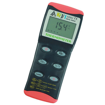 

AZ8852 Thermometer Picture With KJT Type Probe Thermometer RS232 Interface